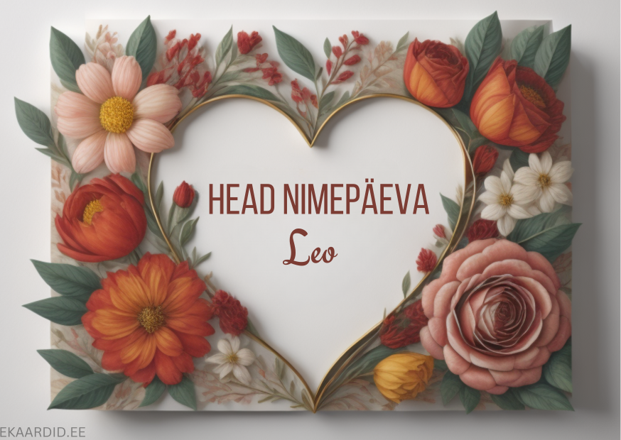 Head nimepäeva, Leo!