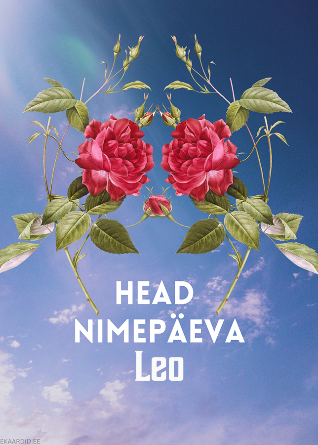 Head nimepäeva, Leo!