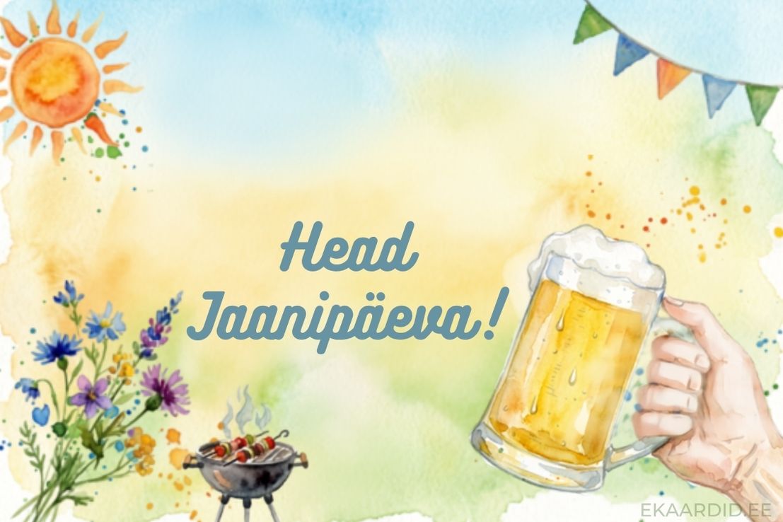 Jaanipäeva tervituskaart