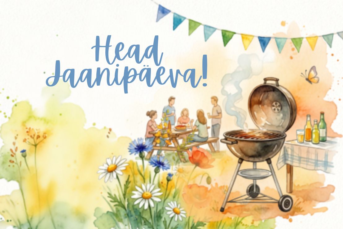 Jaanipäeva tervituskaart