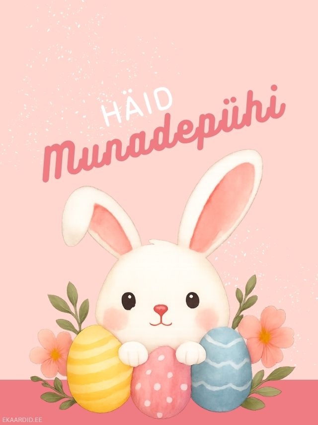 Jänkuga lihavõttekaart