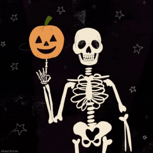 Halloweeni GIF: Luukere ja kõrvits
