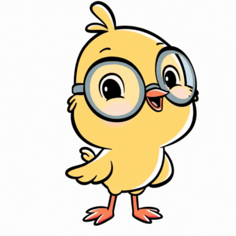 Armsakas kollane tibu GIF sõbrapäevakaardil