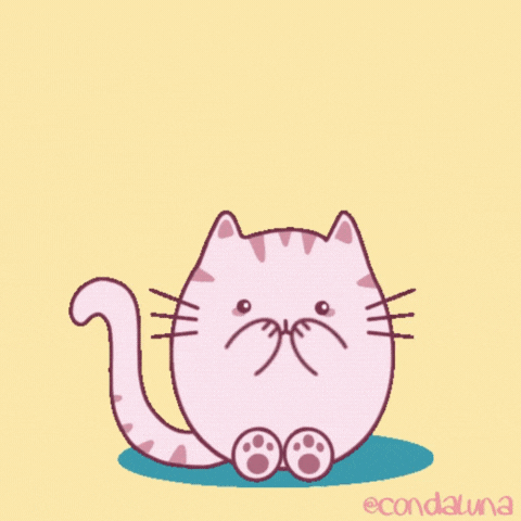 Sõbrapäeva GIF armas kass