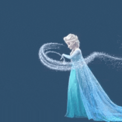Elsa sünnipäevakaart GIF