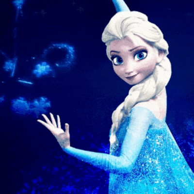 Elsa sünnipäevakaart GIF