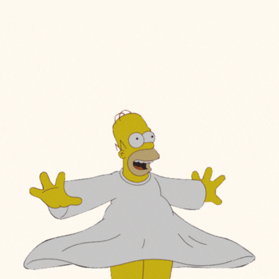 Humoorikas Homer Simpsoniga sünnipäevakaart GIF