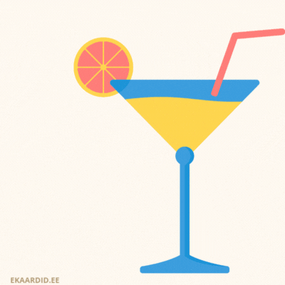 Kokteiliga sünnipäevakaart GIF