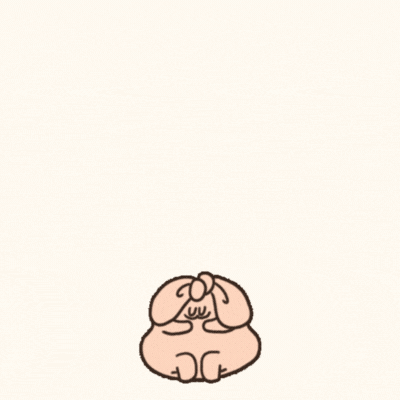 Lõbus jänesega sünnipäevakaart GIF