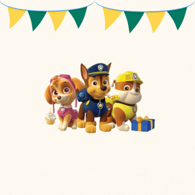 Sünnipäevakaart  KäpaPatrulliga GIF